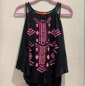 Aztec Design Tank Top
